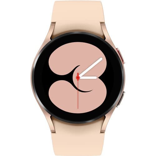Samsung Electronics Galaxy Watch 4 40mm Smartwatch with ECG Monitor Tracker for Health Fitness Running Sleep Cycles GPS Fall Detection Bluetooth US Version - (Renewed) (Pink Gold)